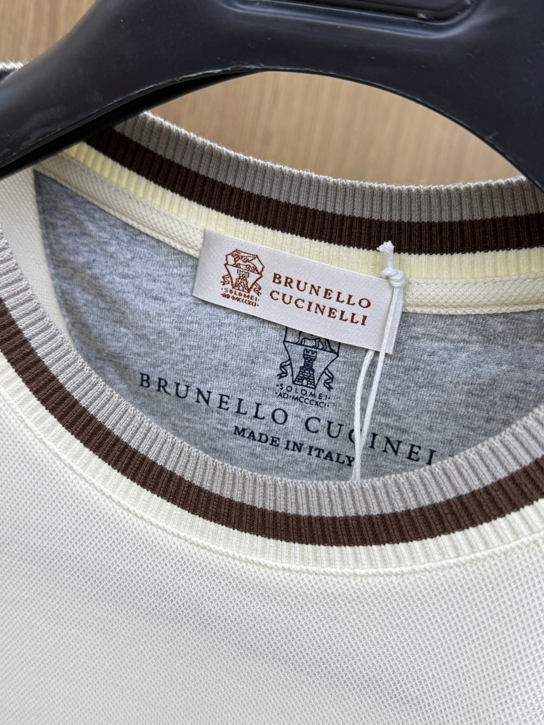 Brunello Cucinelli Men's Casual Short-Sleeve T-Shirt – 2026 Early Spring Collection