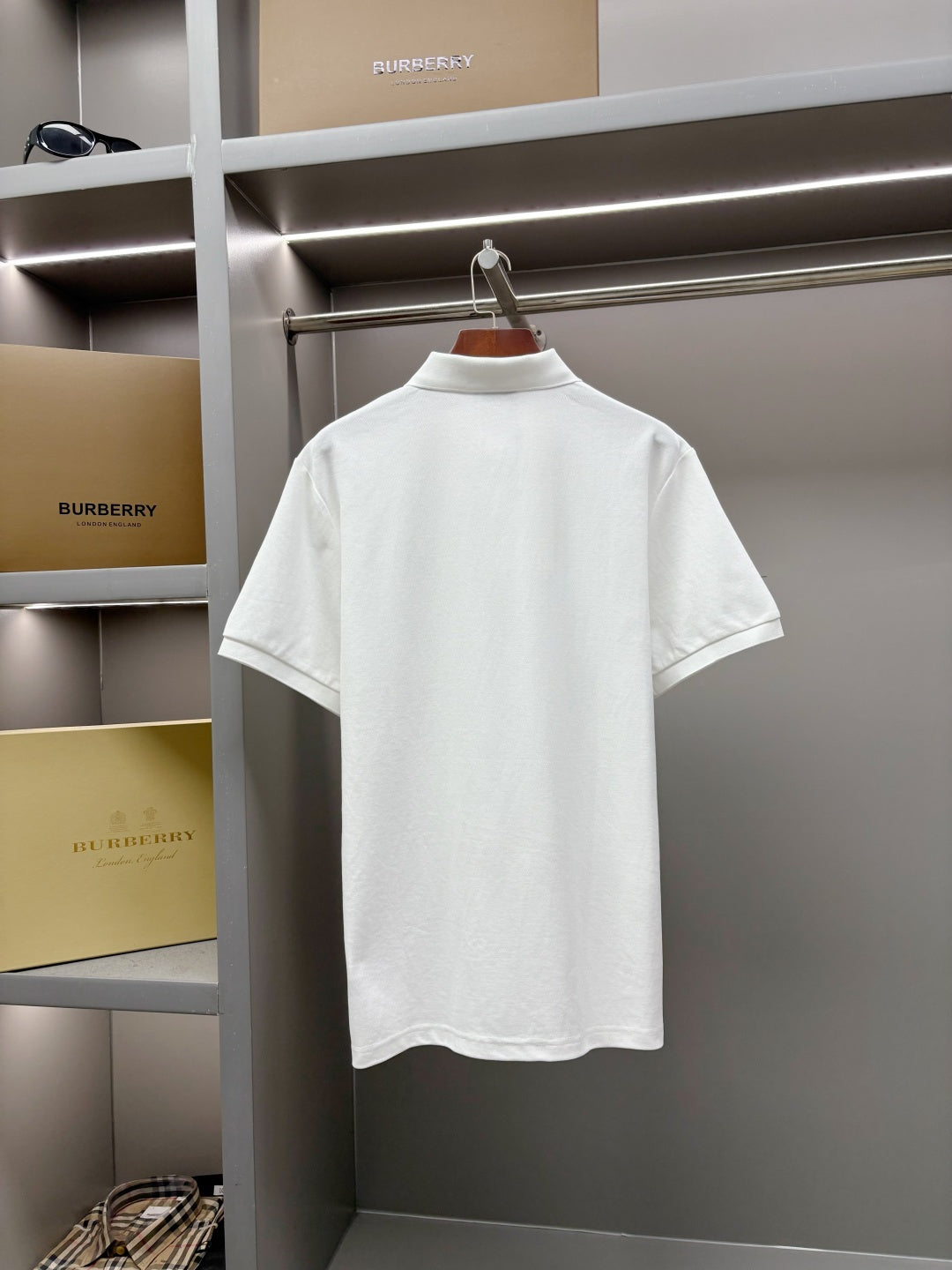 Moncler Leather Logo Patch Polo Shirt – Spring/Summer Collection