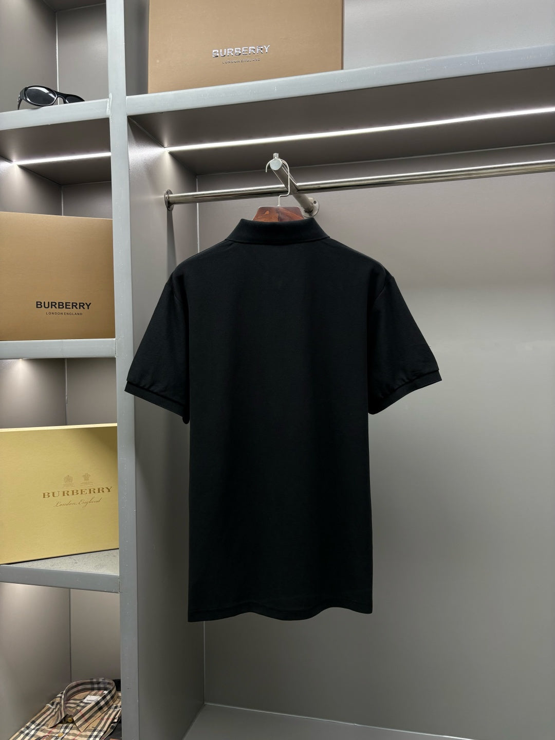 Moncler Leather Logo Patch Polo Shirt – Spring/Summer Collection