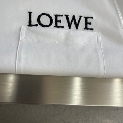 Loewe Pocket Embroidered Cotton T-Shirt