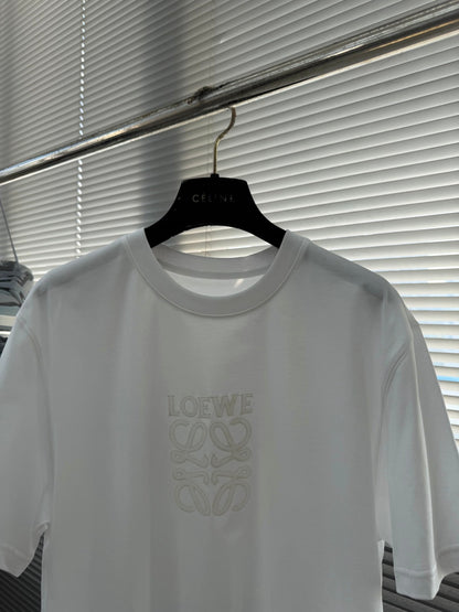 Loewe Appliqué Embroidered Cotton T-Shirt