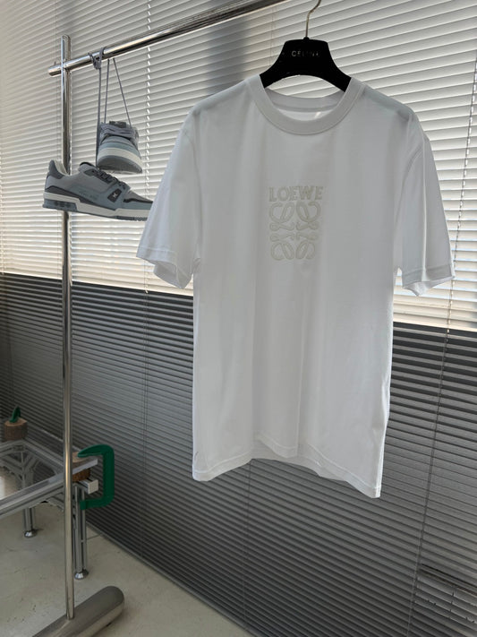 Loewe Appliqué Embroidered Cotton T-Shirt