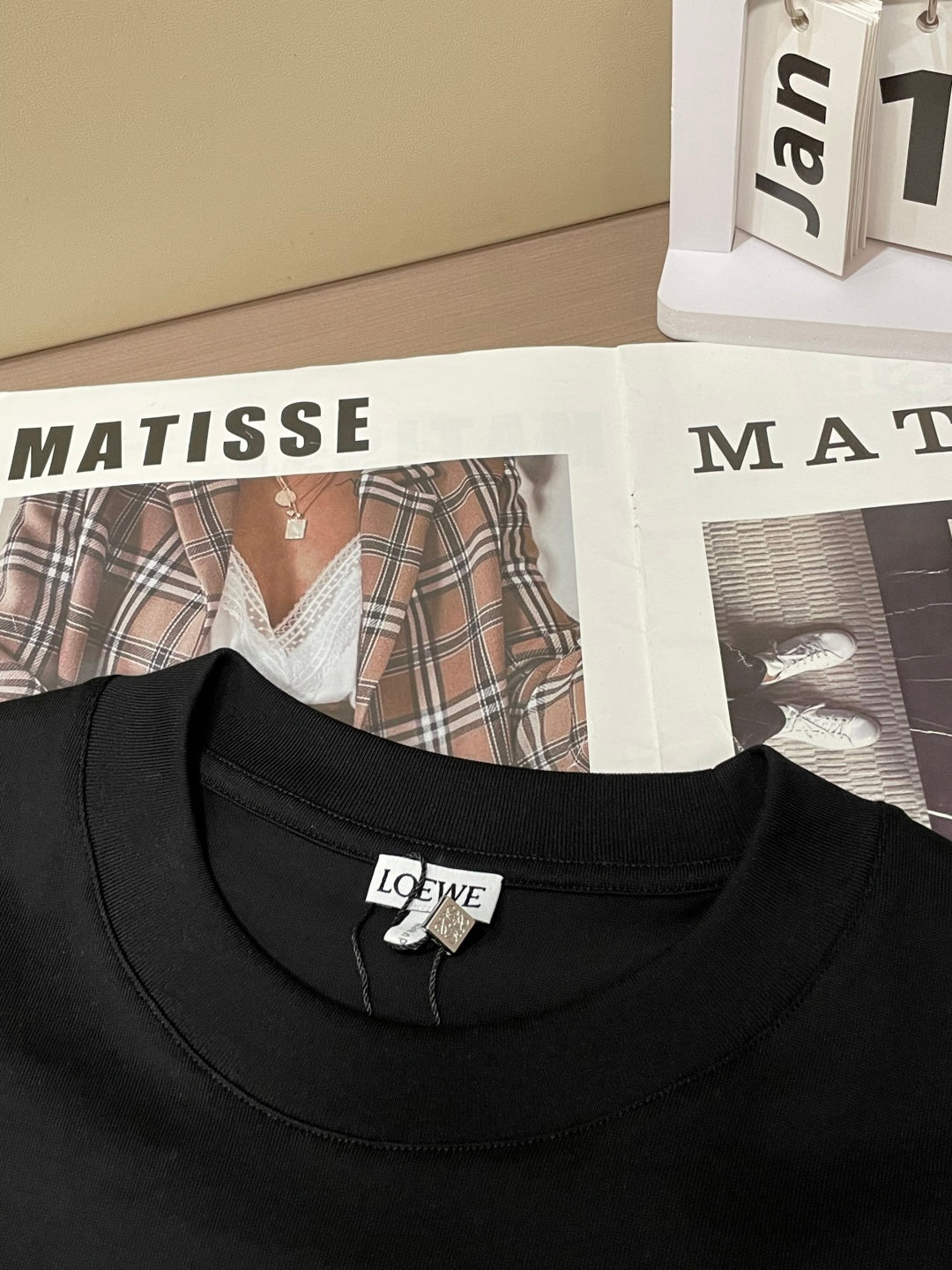 Loewe Logo Mercerized Cotton T-Shirt – 2026 Spring/Summer Collection