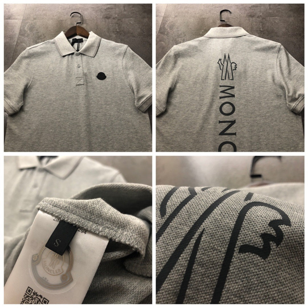 Moncler Classic Logo Back Print Polo Shirt – 2026SS