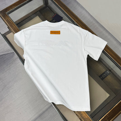 Louis Vuitton Embroidered Logo Oversized T-Shirt – Summer Collection – 26SS