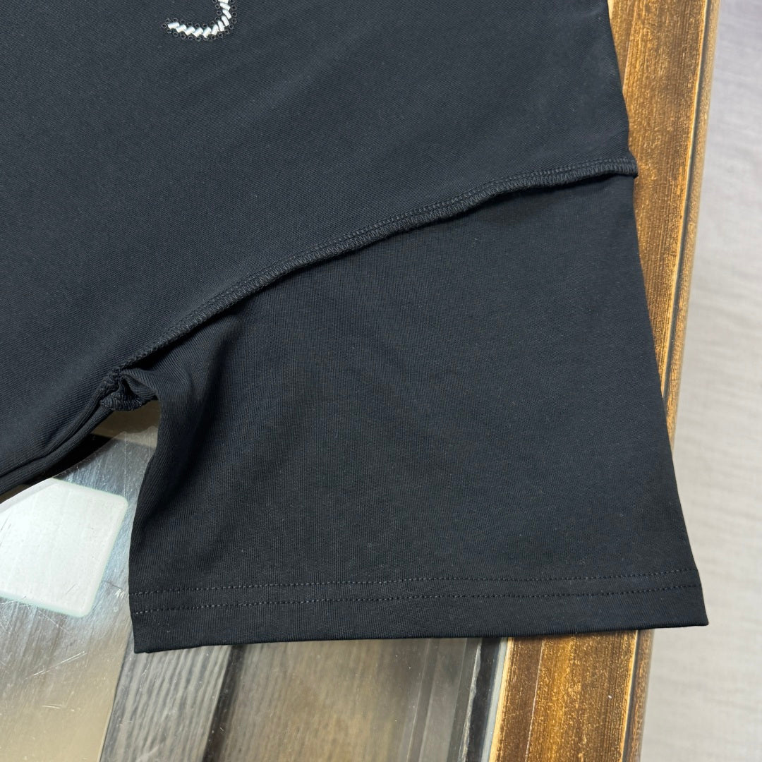 Louis Vuitton Embroidered Logo Oversized T-Shirt – Summer Collection – 26SS