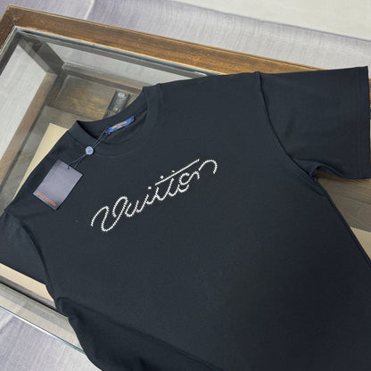 Louis Vuitton Embroidered Logo Oversized T-Shirt – Summer Collection – 26SS