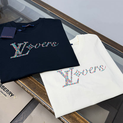 Louis Vuitton Embroidered Logo Oversized T-Shirt – Summer Collection – 26SS