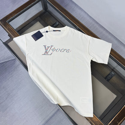 Louis Vuitton Embroidered Logo Oversized T-Shirt – Summer Collection – 26SS