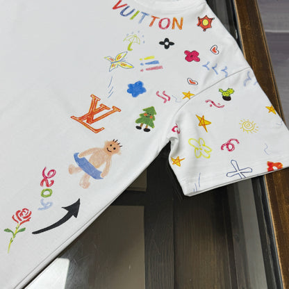Louis Vuitton Oversized Round Neck T-Shirt – Summer Collection – 26SS