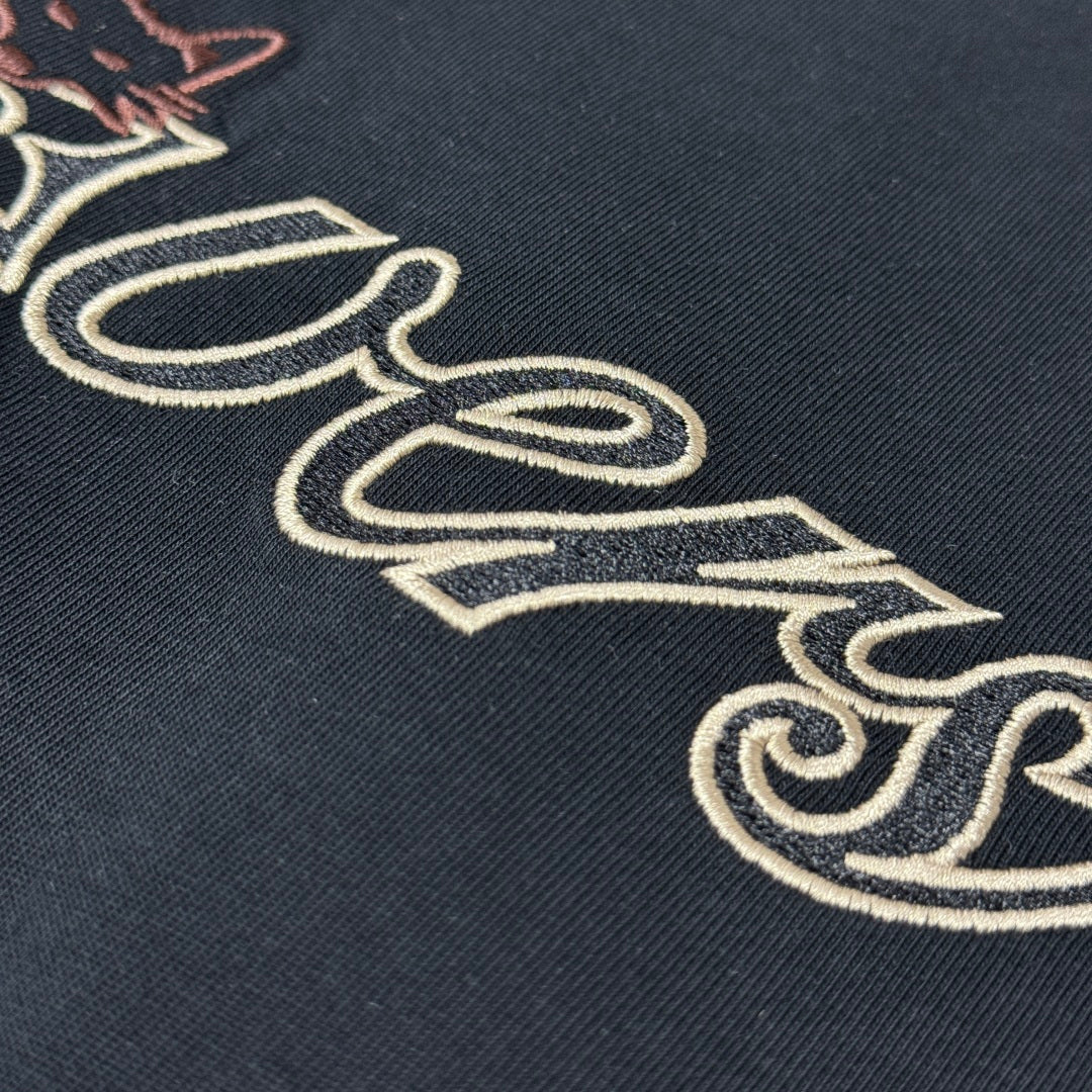 Louis Vuitton Embroidered Logo Oversized T-Shirt – Summer Collection – 26SS