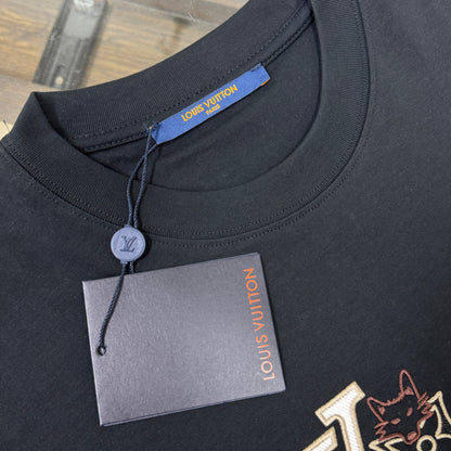 Louis Vuitton Embroidered Logo Oversized T-Shirt – Summer Collection – 26SS