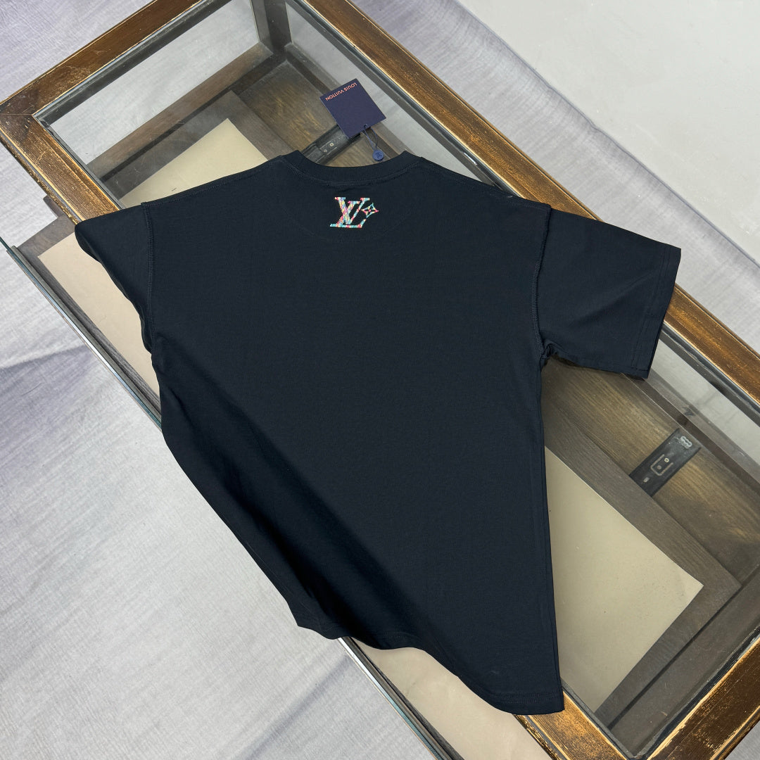 Louis Vuitton Embroidered Logo Oversized T-Shirt – Summer Collection – 26SS