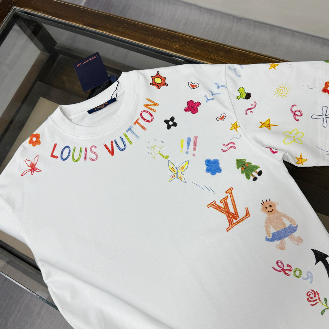 Louis Vuitton Oversized Round Neck T-Shirt – Summer Collection – 26SS