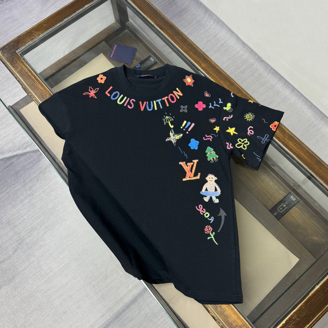 Louis Vuitton Oversized Round Neck T-Shirt – Summer Collection – 26SS