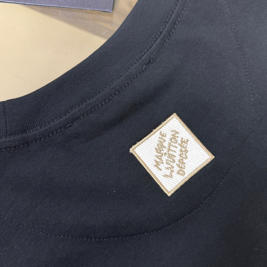 Louis Vuitton Embroidered Logo Oversized T-Shirt – Summer Collection – 26SS