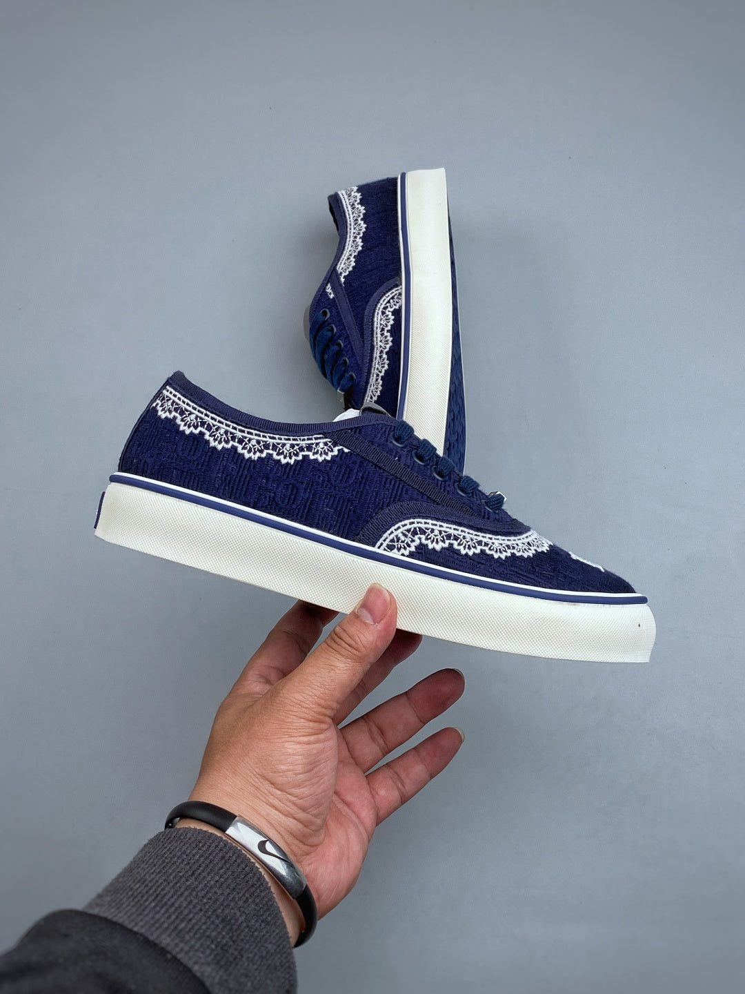 Dior Saltwind Oblique Lace Canvas Sneakers