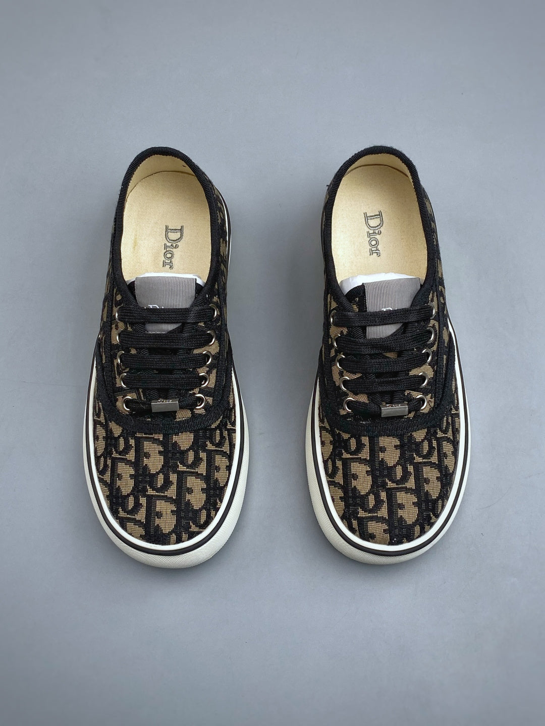 Dior Saltwind Oblique Canvas Lace Sneakers