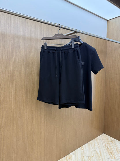 Brunello Cucinelli Casual Short-Sleeve Shorts Set – Spring/Summer Collection