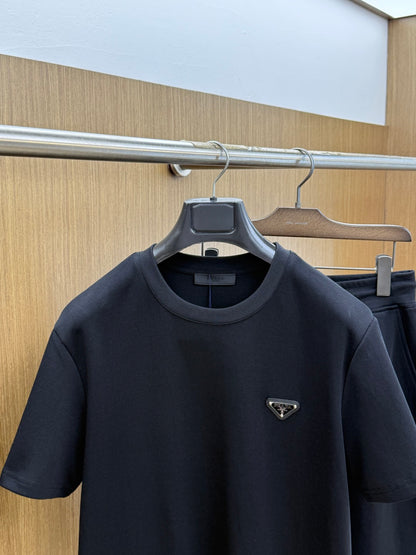 Prada Casual Short-Sleeved Shorts Set – Spring/Summer Collection