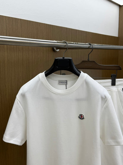 Moncler Leisure Short-Sleeve Shorts Set – Spring/Summer Collection