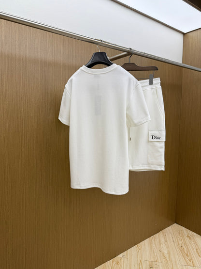 Dior Casual Short-Sleeved Shorts Set – Spring/Summer Collection