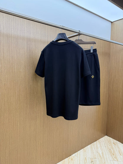 Loro Piana Casual Short-Sleeve Shorts Set – Spring/Summer Collection