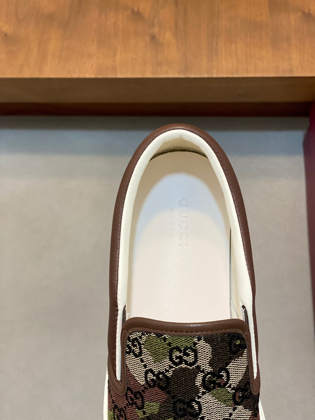Gucci Nappa Leather Casual Sneakers