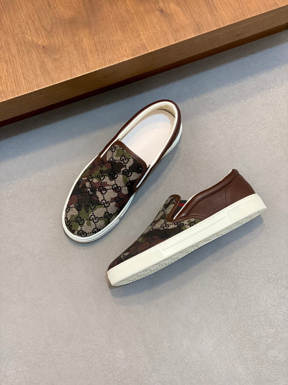 Gucci Nappa Leather Casual Sneakers