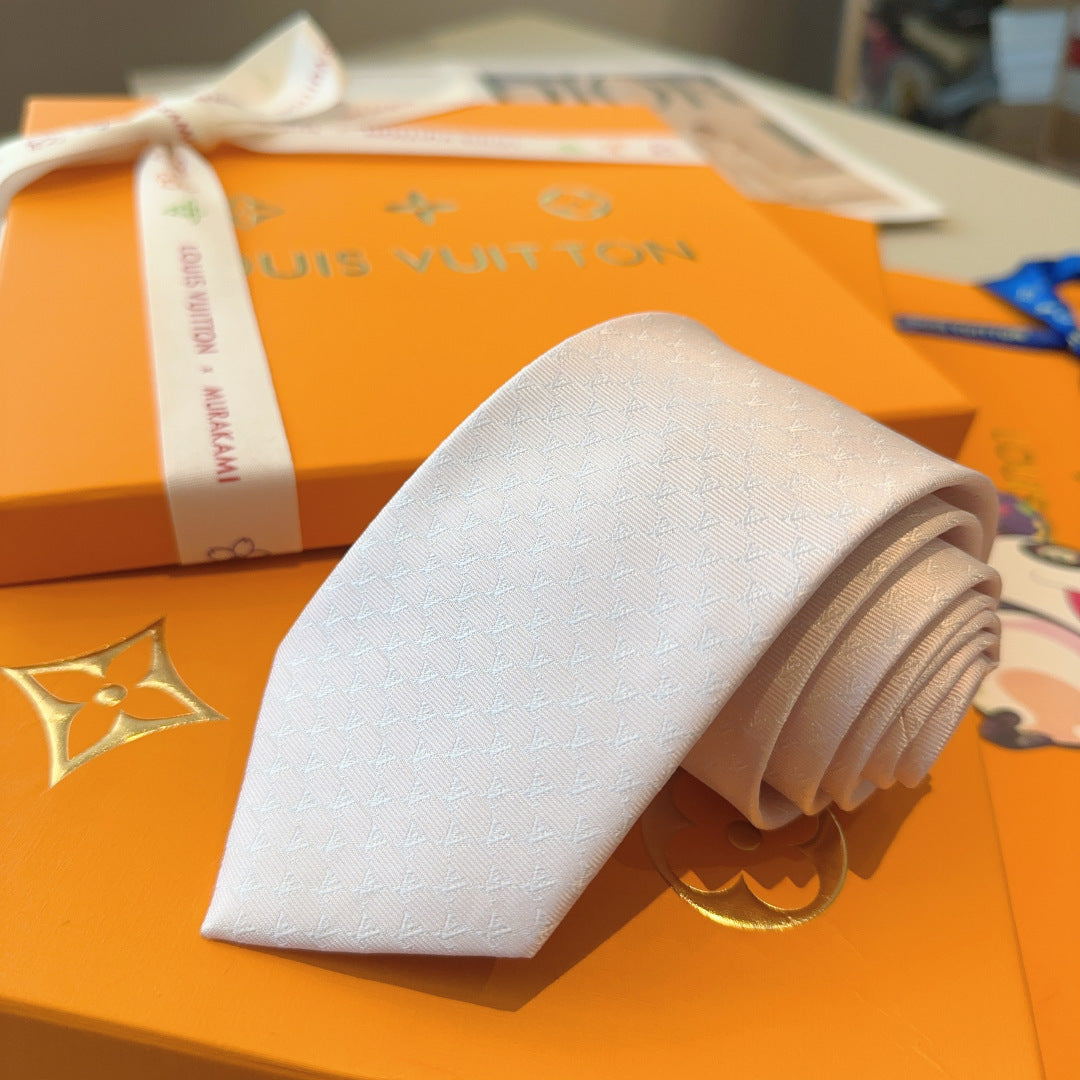 Louis Vuitton Fishnet Silk Tie