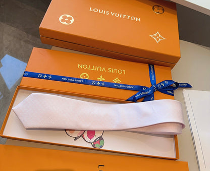 Louis Vuitton Fishnet Silk Tie