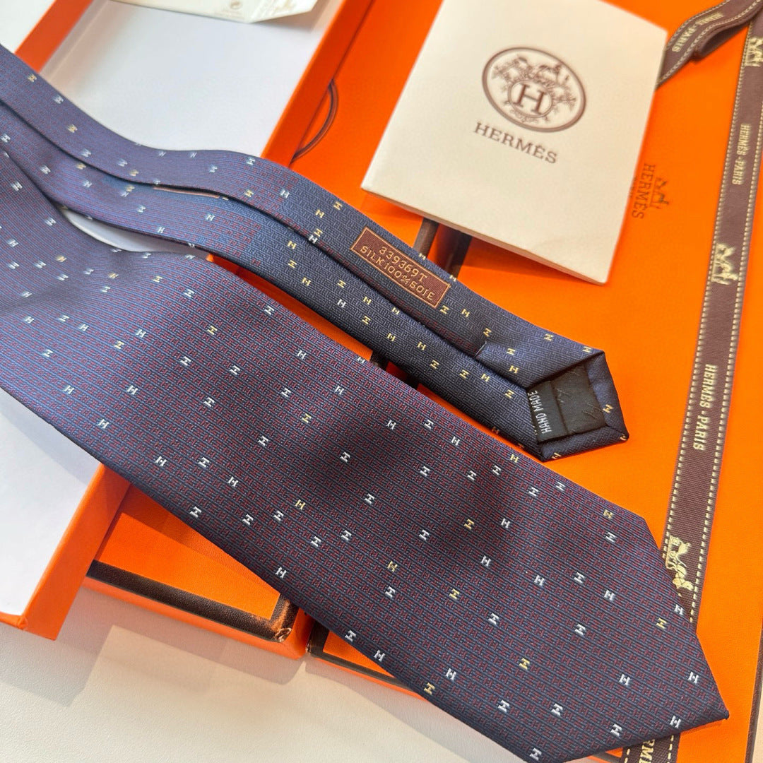 Hermès Philippe Mouquet 7cm Tie