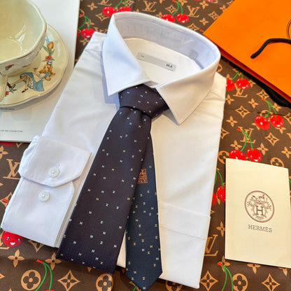 Hermès Philippe Mouquet 7cm Tie