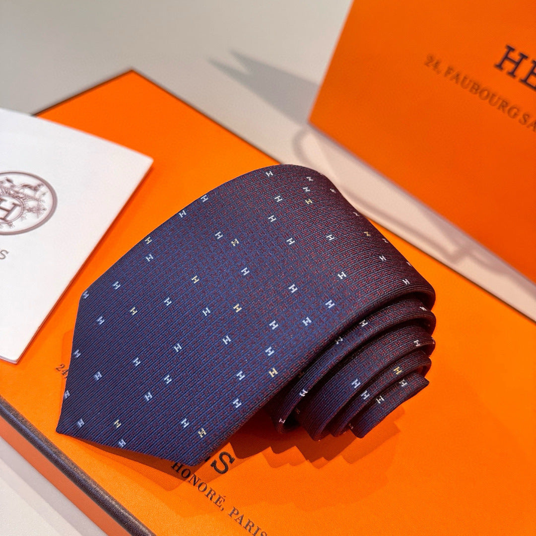 Hermès Philippe Mouquet 7cm Tie