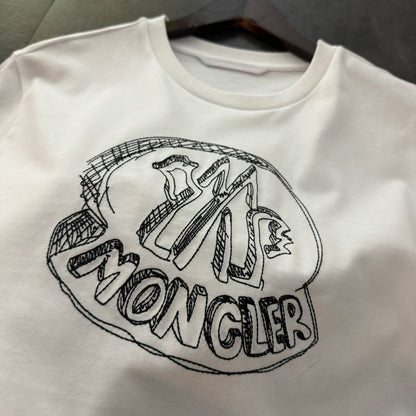 Moncler Letter Pattern Crewneck T-Shirt – 2026SS