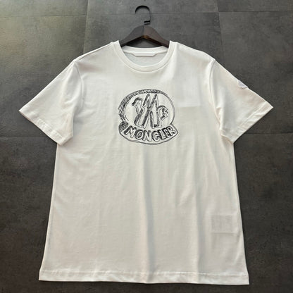 Moncler Letter Pattern Crewneck T-Shirt – 2026SS