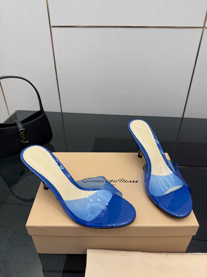 Gianvito Rossi Pointed-Toe Crystal Heeled Sandals – 2026SS