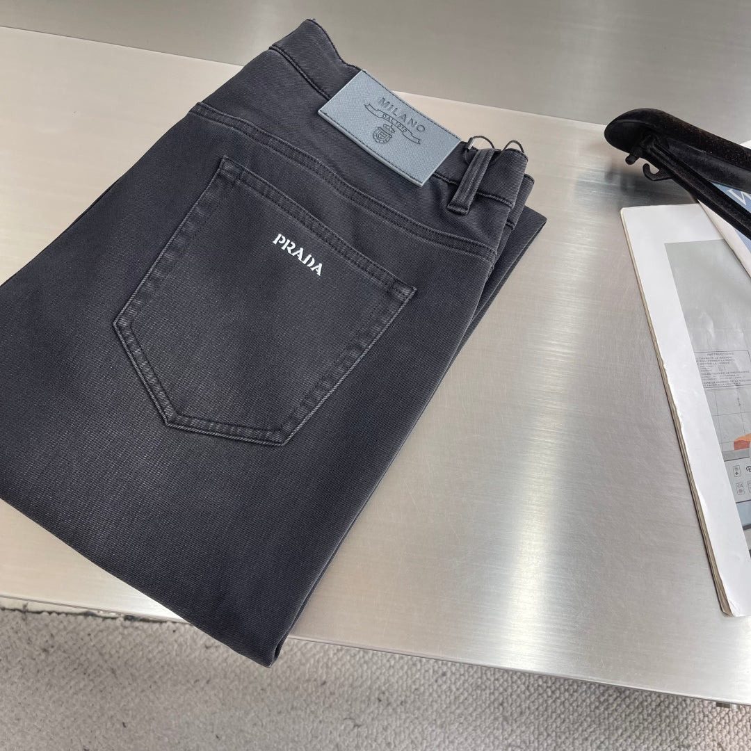 Prada Slim-Fit Straight-Leg Denim Jeans – 2026SS