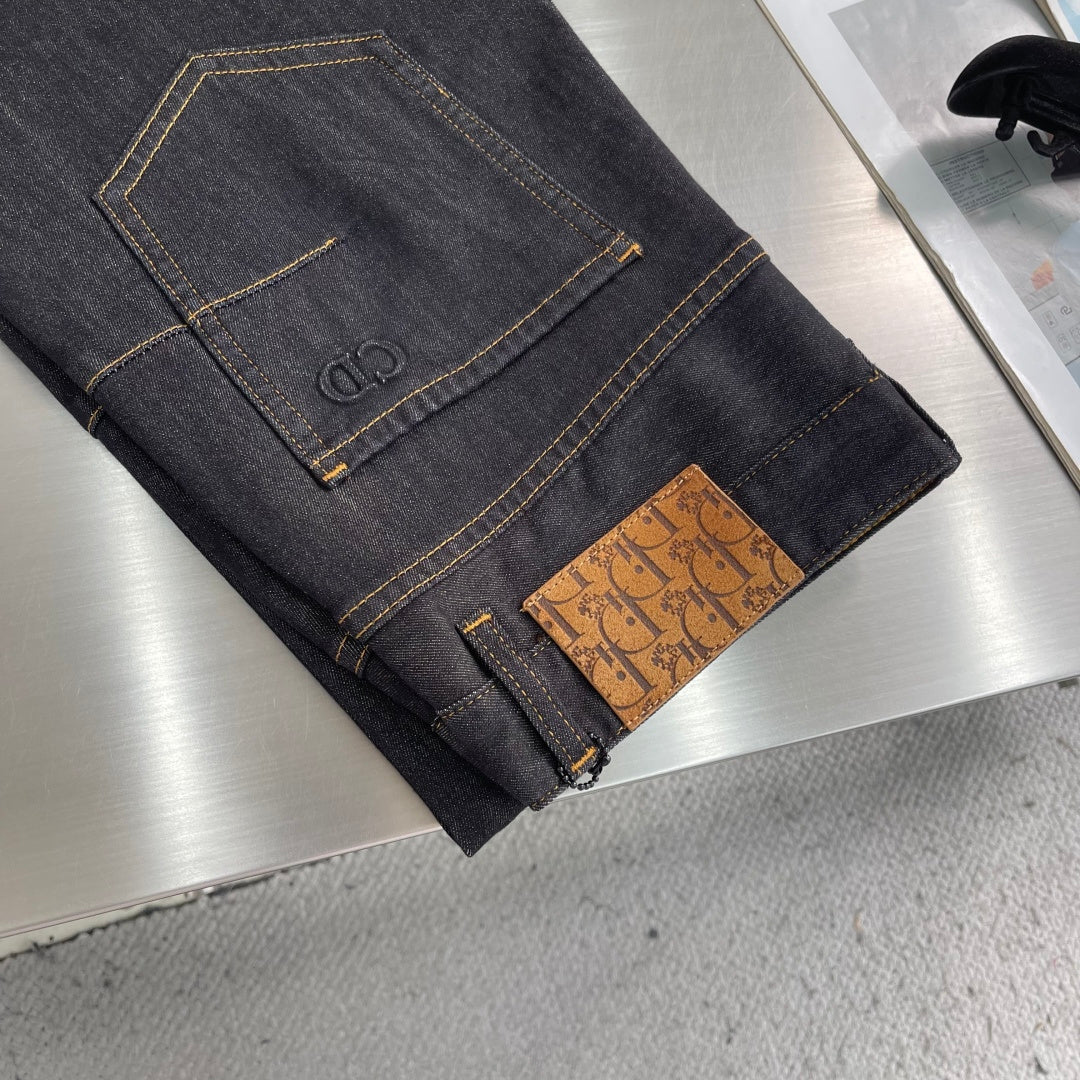 Dior CD Raw Indigo Lyocell Straight-Leg Jeans – 26SS