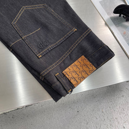 Dior CD Raw Indigo Lyocell Straight-Leg Jeans – 26SS