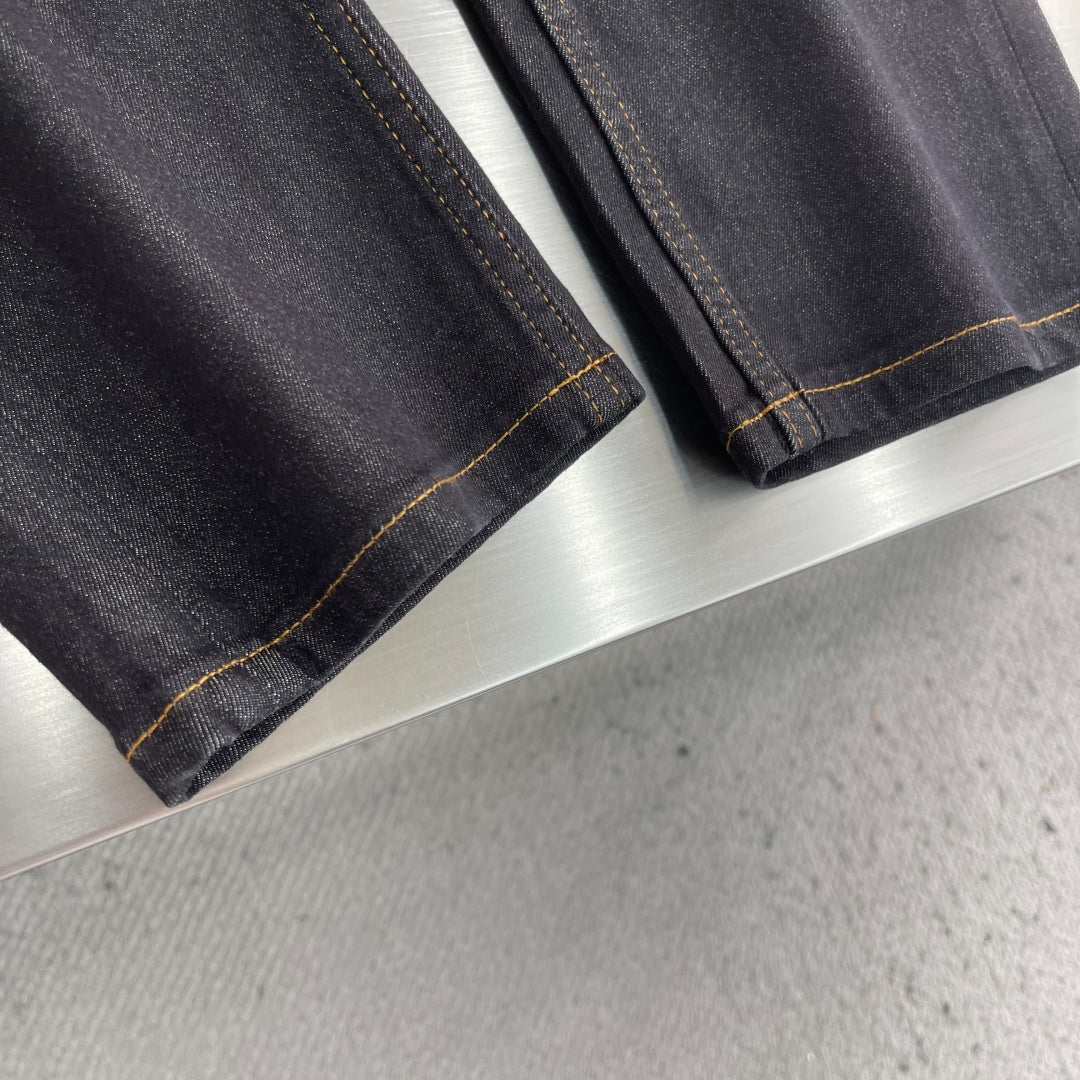 Dior CD Raw Indigo Lyocell Straight-Leg Jeans – 26SS