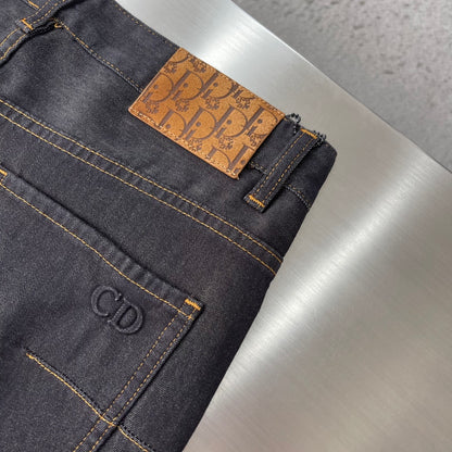 Dior CD Raw Indigo Lyocell Straight-Leg Jeans – 26SS