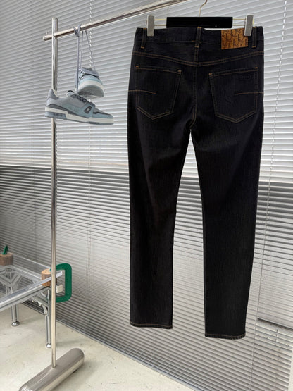 Dior CD Raw Indigo Lyocell Straight-Leg Jeans – 26SS