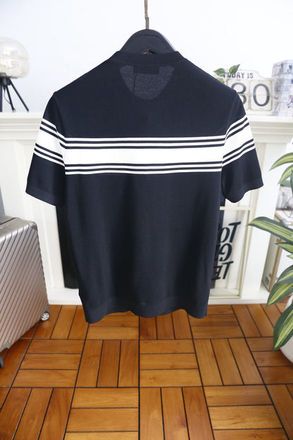 Brunello Cucinelli Striped Round-Neck T-Shirt – Summer Collection – 2026