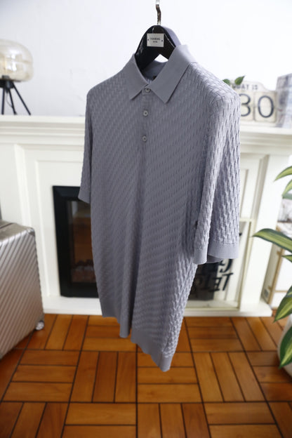 Loro Piana Half-Zip Knit Polo Shirt – Summer Collection – 26SS
