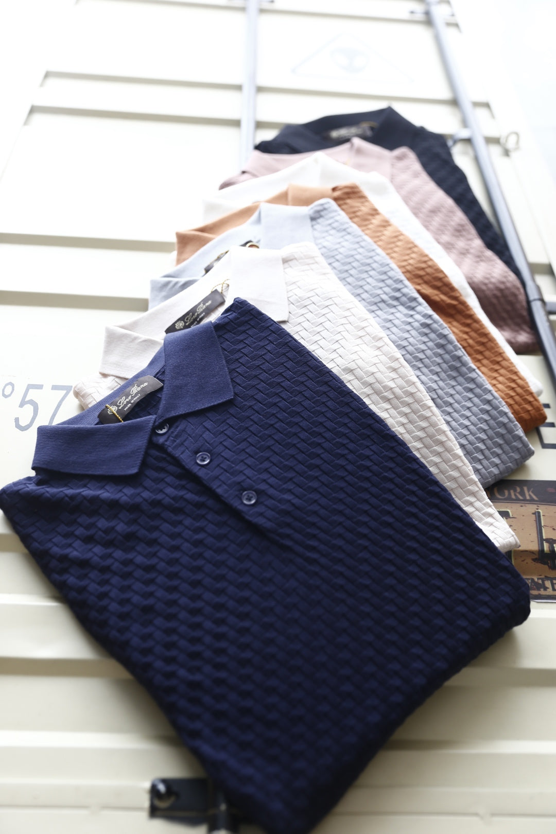 Loro Piana Half-Zip Knit Polo Shirt – Summer Collection – 26SS