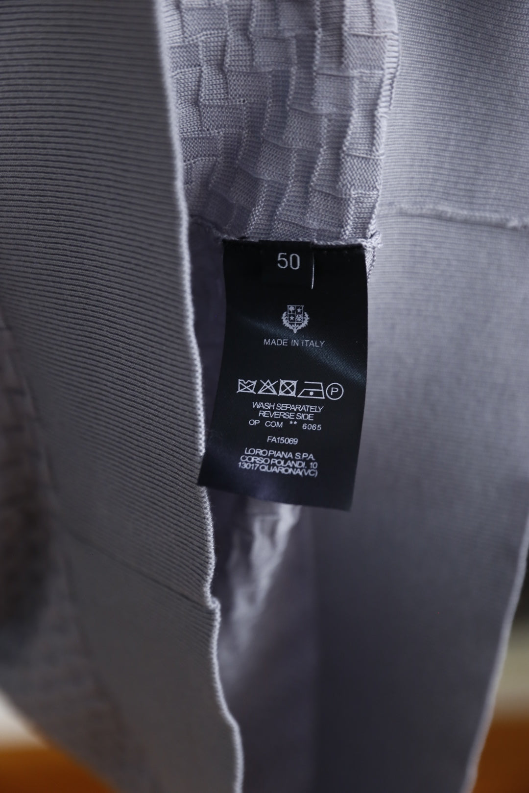 Loro Piana Half-Zip Knit Polo Shirt – Summer Collection – 26SS
