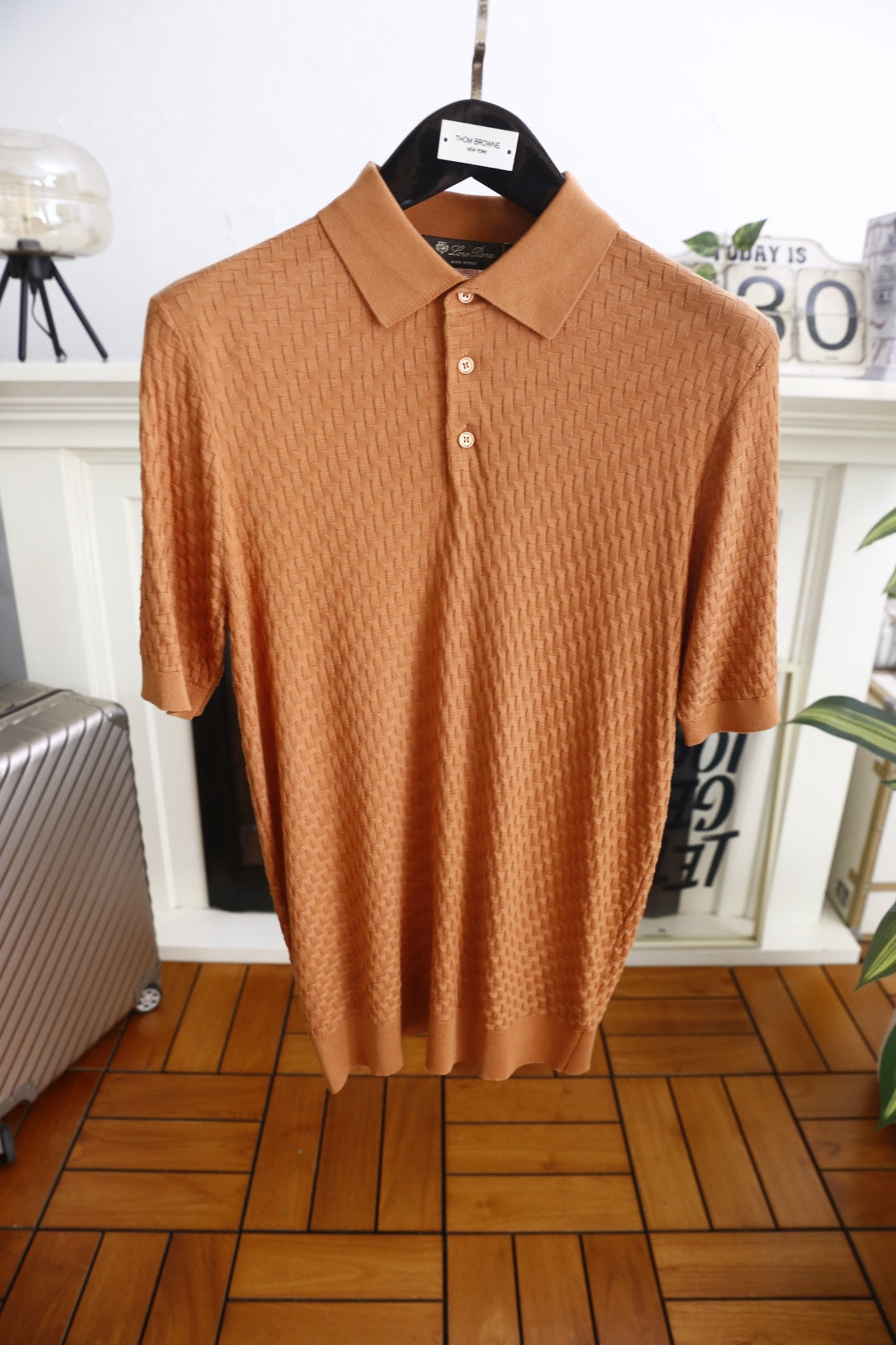 Loro Piana Half-Zip Knit Polo Shirt – Summer Collection – 26SS