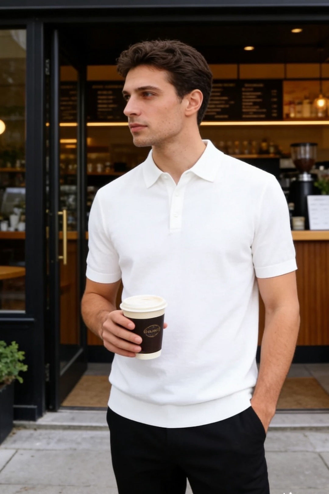 Loro Piana Half-Zip Knit Polo Shirt – Summer Collection – 26SS