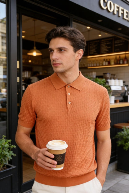 Loro Piana Half-Zip Knit Polo Shirt – Summer Collection – 26SS
